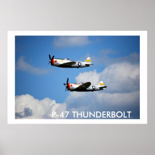 Pôster P-47 RAIO "jarros agradáveis "