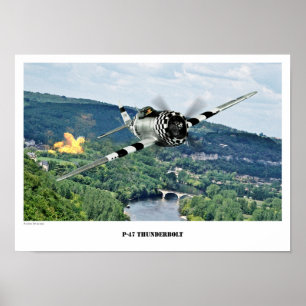 Poster P-47 Thunderbolt