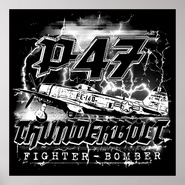 Poster P-47 Thunderbolt (Frente)