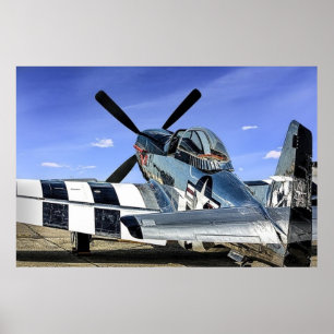 Poster P-51 Mustang