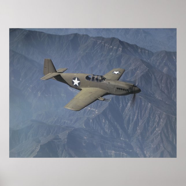 Poster P-51 Mustang (Frente)