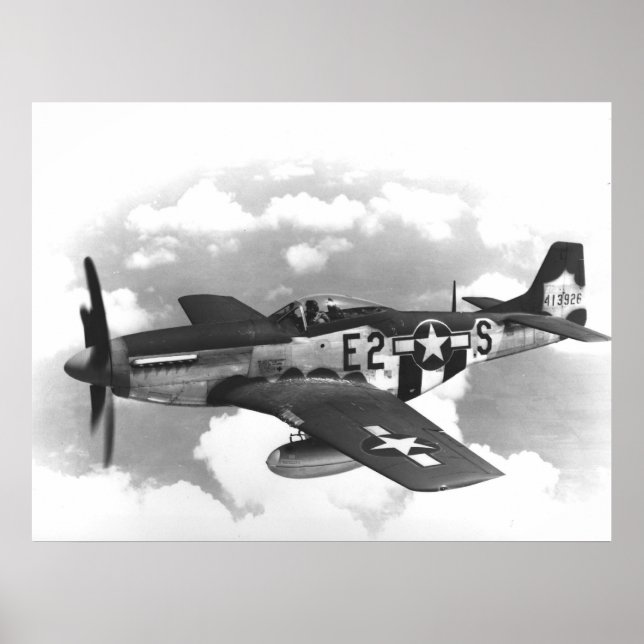 Pôster P-51 Mustang (Frente)