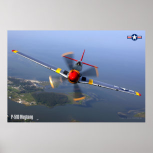 POSTER P-51D MUSTANG