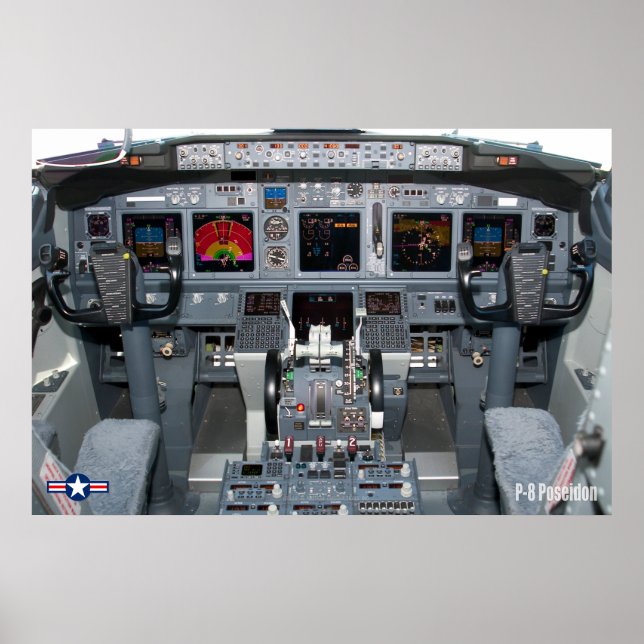 POSTER P-8 POSEIDON COCKPIT (Frente)