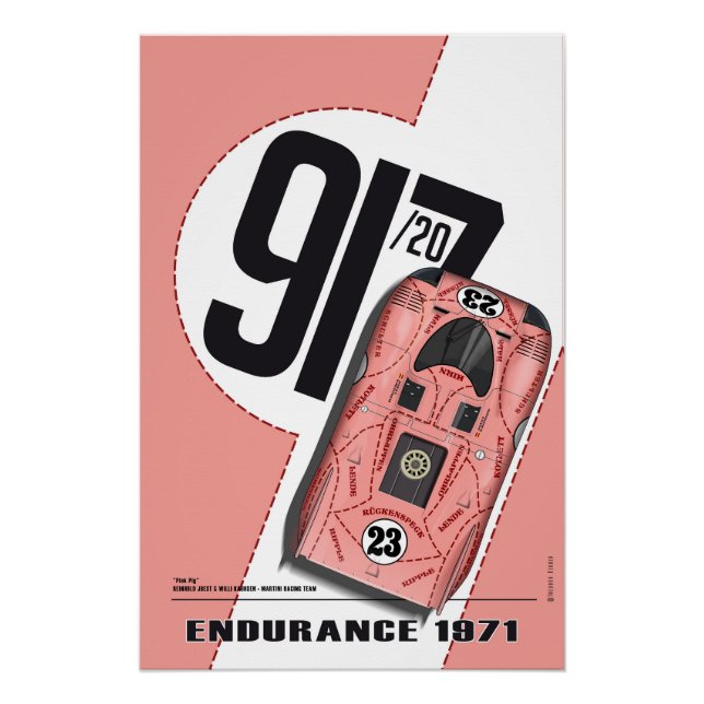 Pôster P 917/20 Pink Pig Joest-Kauhsen (Frente)