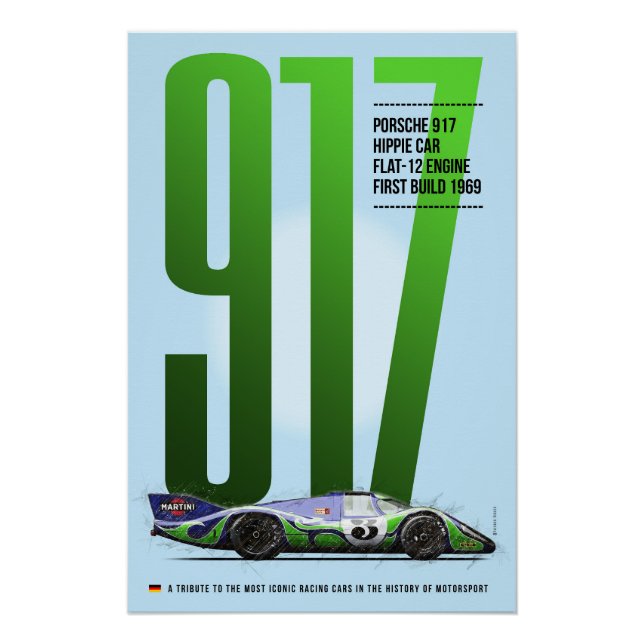 Pôster P 917 Hippie Car Tribute (Frente)