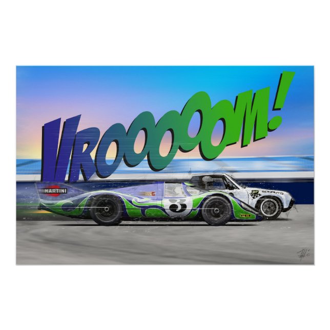 Pôster P 917 Hippie Car vs P 914/6 (Frente)