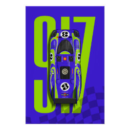 Pôster P 917LH Hippie Car Top Tribute