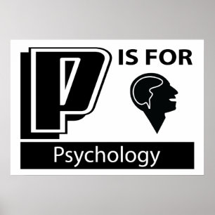 Pôster P é para a psicologia