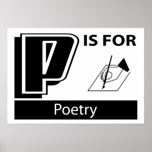 Poster P É Para Poesia