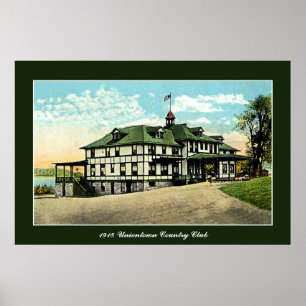Poster PA 1918 do clube de Uniontown do vintage