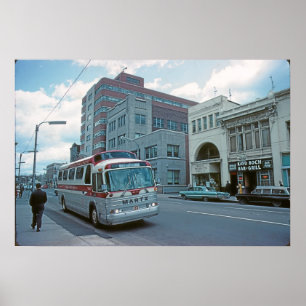 Pôster Pa norte da Wilkes-Barra do St. do cano principal.