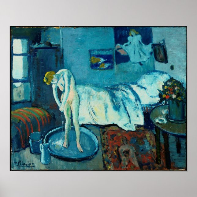 Poster Pablo Picasso - A Sala Azul, 1901 (Frente)