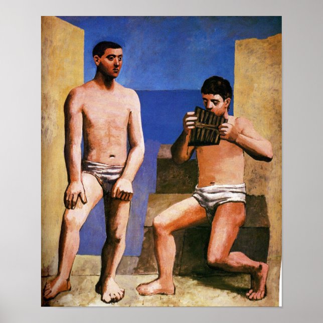 Poster Pablo Picasso - Pipes do Pan, 1923 (Frente)
