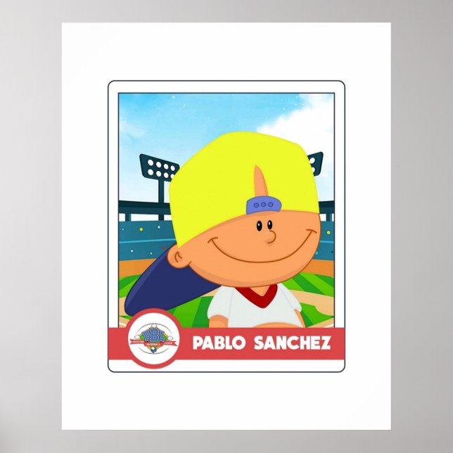 Poster Pablo Sanchez Card (Frente)