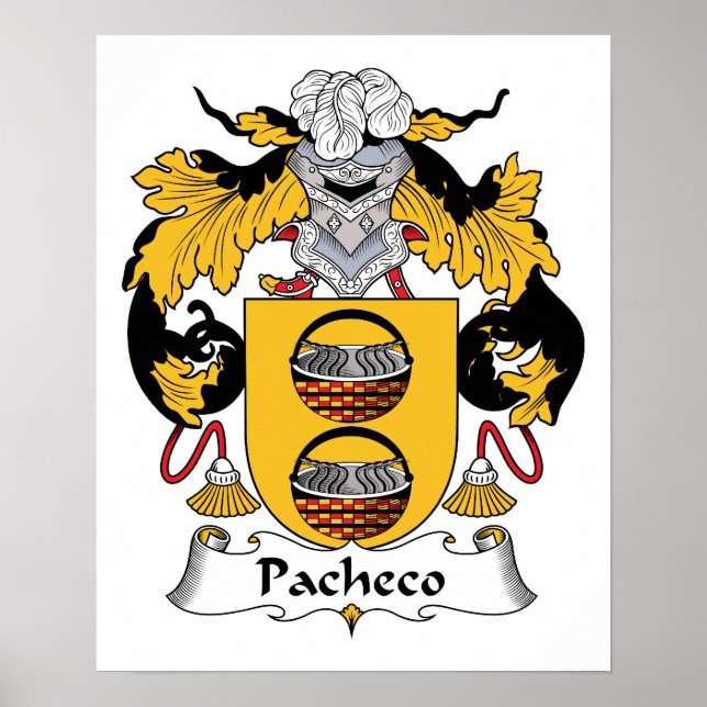 Poster Pacheco Family Crest (Frente)