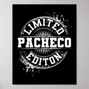 Poster Pacheco Funny Surname Family Tree Birthday