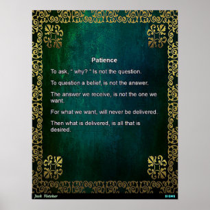 Poster Paciência