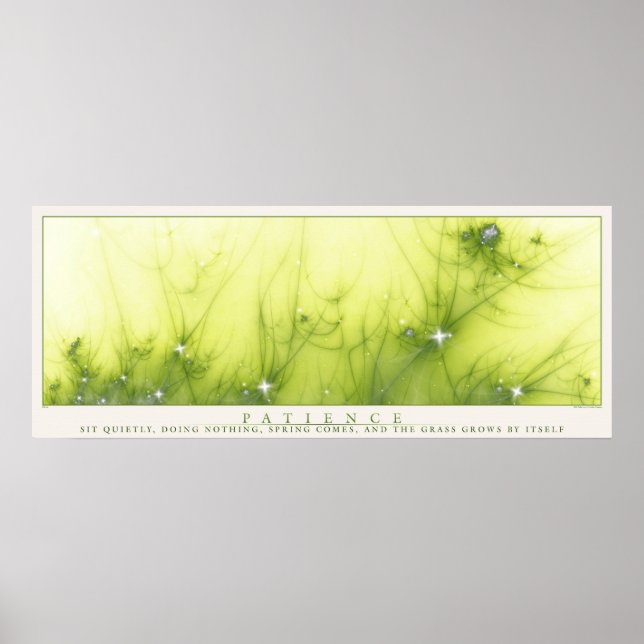 Pôster Paciência (Frente)