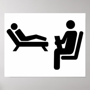 Pôster Paciente do psicólogo