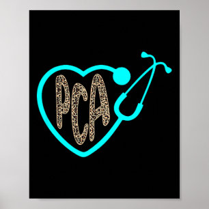 Poster Paciente Pca Cuidando de Enfermeira-Leopardo-do-Co