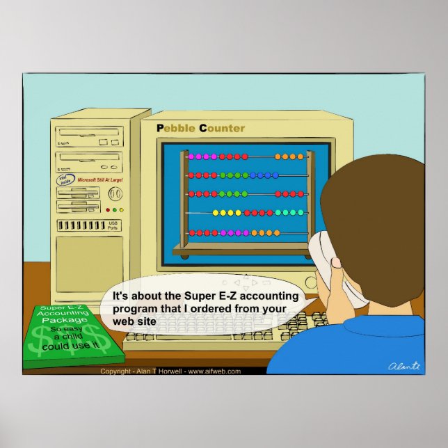 Pôster Pacote de Contabilidade (Frente)