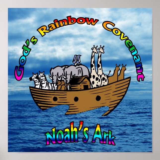 Pôster Pacto Arco-Íris de Deus #4 (Frente)