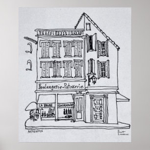 Pôster Padaria Patisserie, Avignon