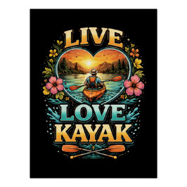 Pôster Paddle Into the Sunset