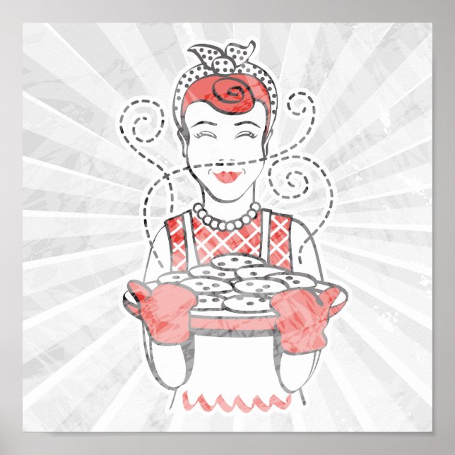 Poster padeiro da dona de casa (Frente)