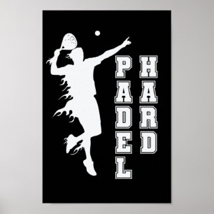 Poster Padel Duro Sport und Ball