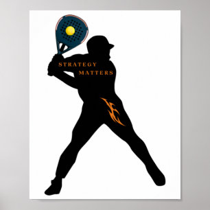 Poster Padel - Estratégia S Sticker
