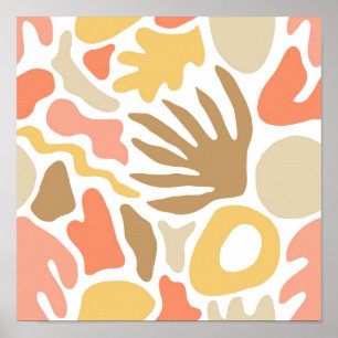 Poster padrão abstrato