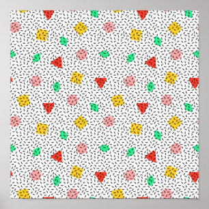 Poster padrão abstrato