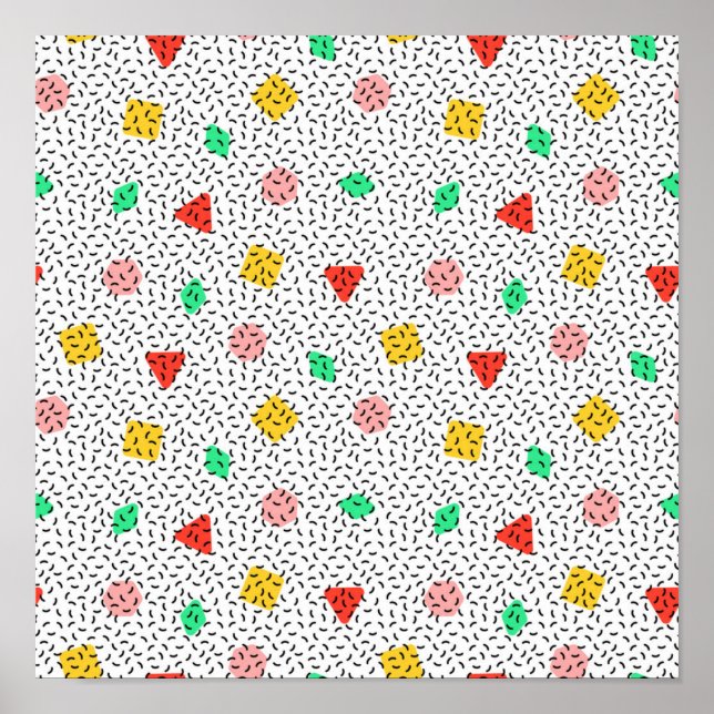 Poster padrão abstrato (Frente)