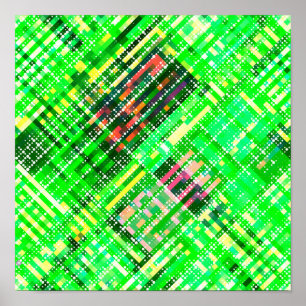 Poster padrão abstrato
