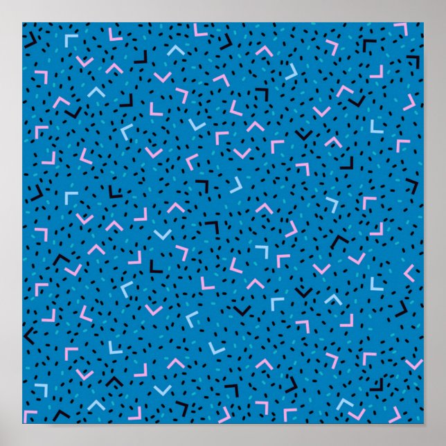 Poster padrão abstrato (Frente)