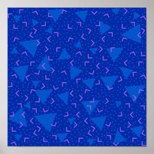 Poster padrão abstrato