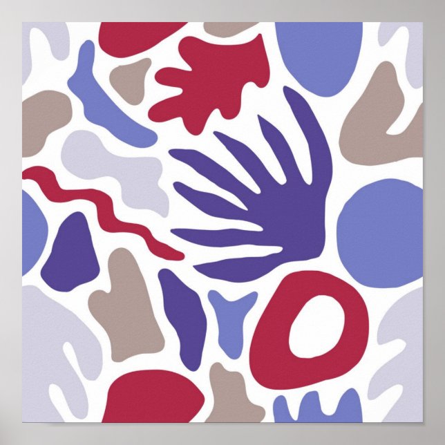 Poster padrão abstrato (Frente)