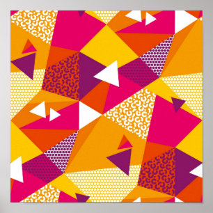 Poster padrão abstrato