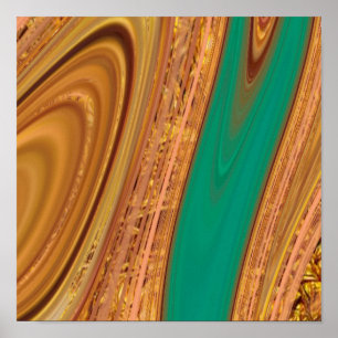 Poster padrão abstrato.