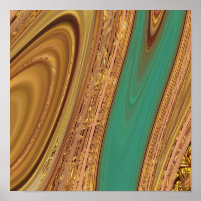 Poster padrão abstrato. (Frente)