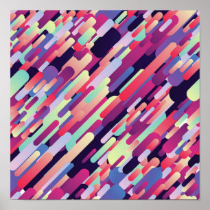 Poster padrão abstrato