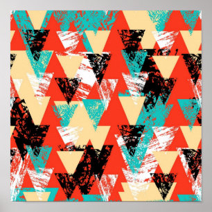 Poster padrão abstrato