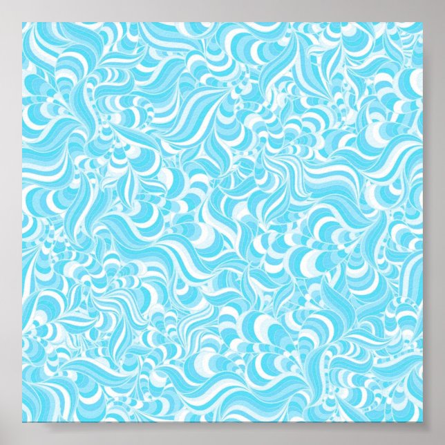 Poster padrão abstrato (Frente)