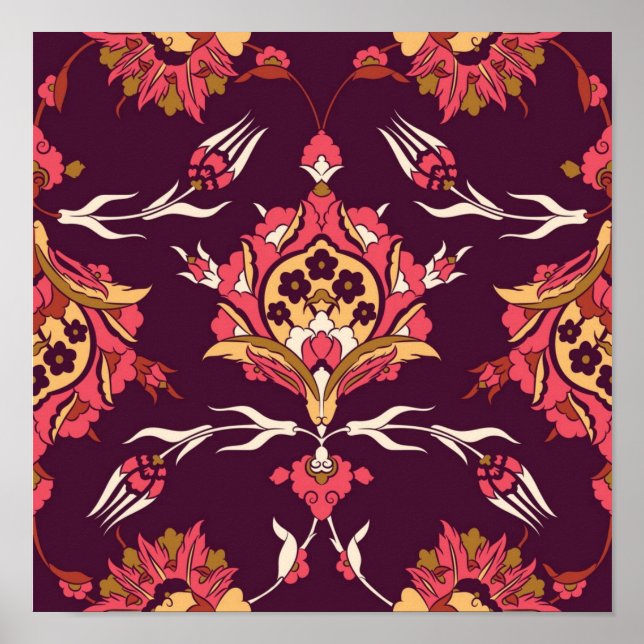 Poster padrão abstrato (Frente)