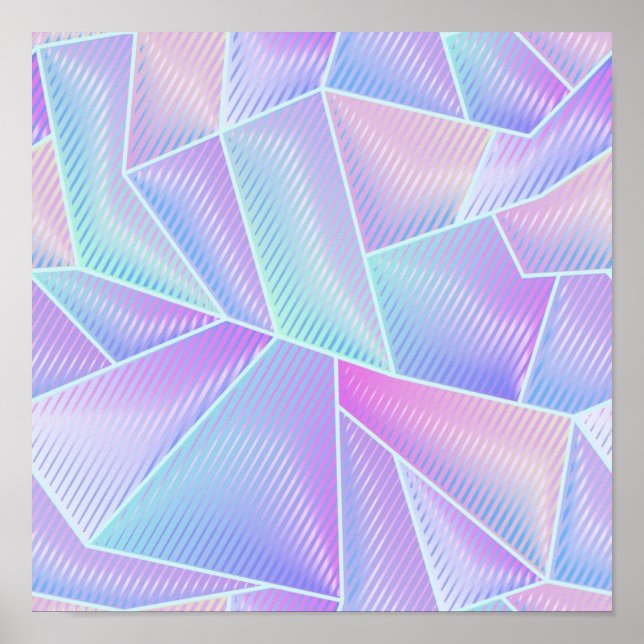 Poster padrão abstrato (Frente)