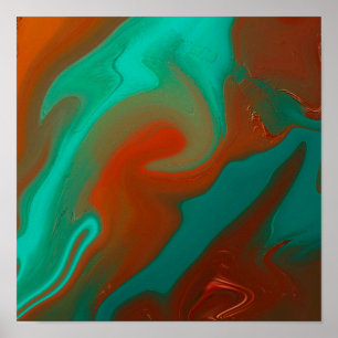 Poster padrão abstrato.