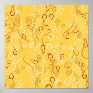 Poster padrão abstrato