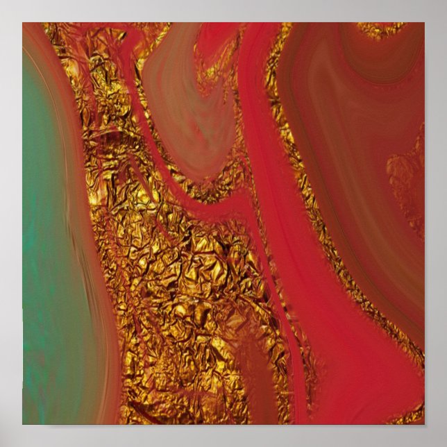 Poster padrão abstrato. (Frente)